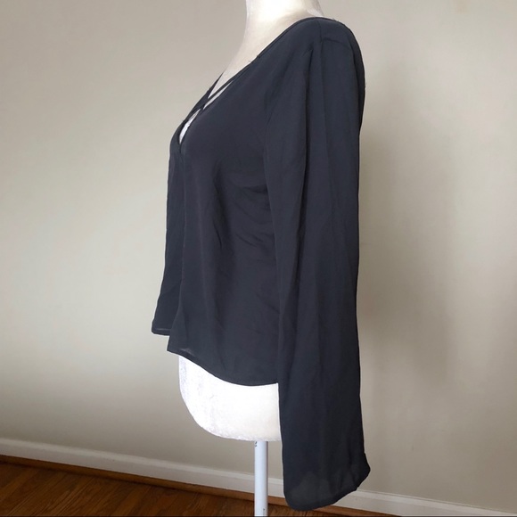 Long sleeve charcoal top - Picture 5 of 6